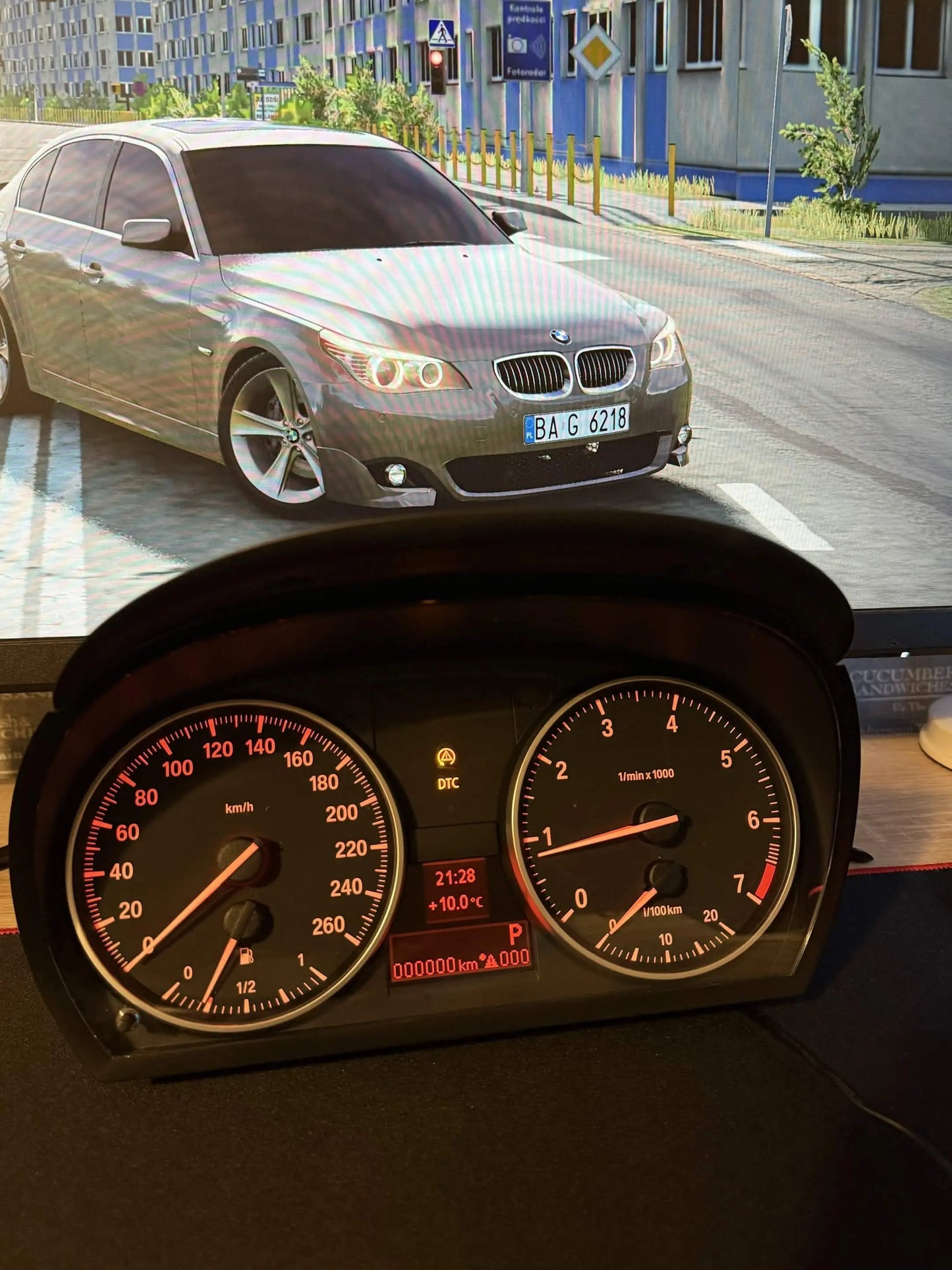 Licznik do gier komputerowych z BMW E90 - Najlepszy na rynku! - Sim Liczniki